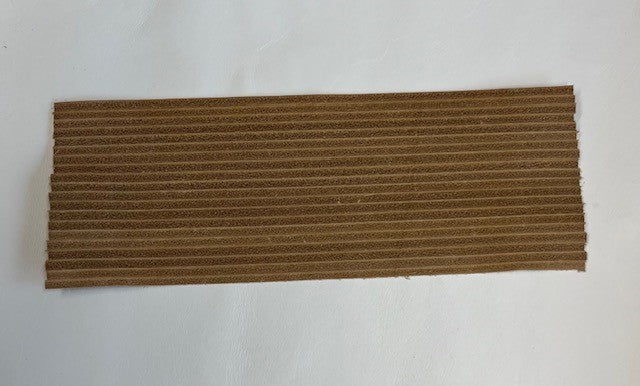 Leather Stacked Shaped Veneer Straight
