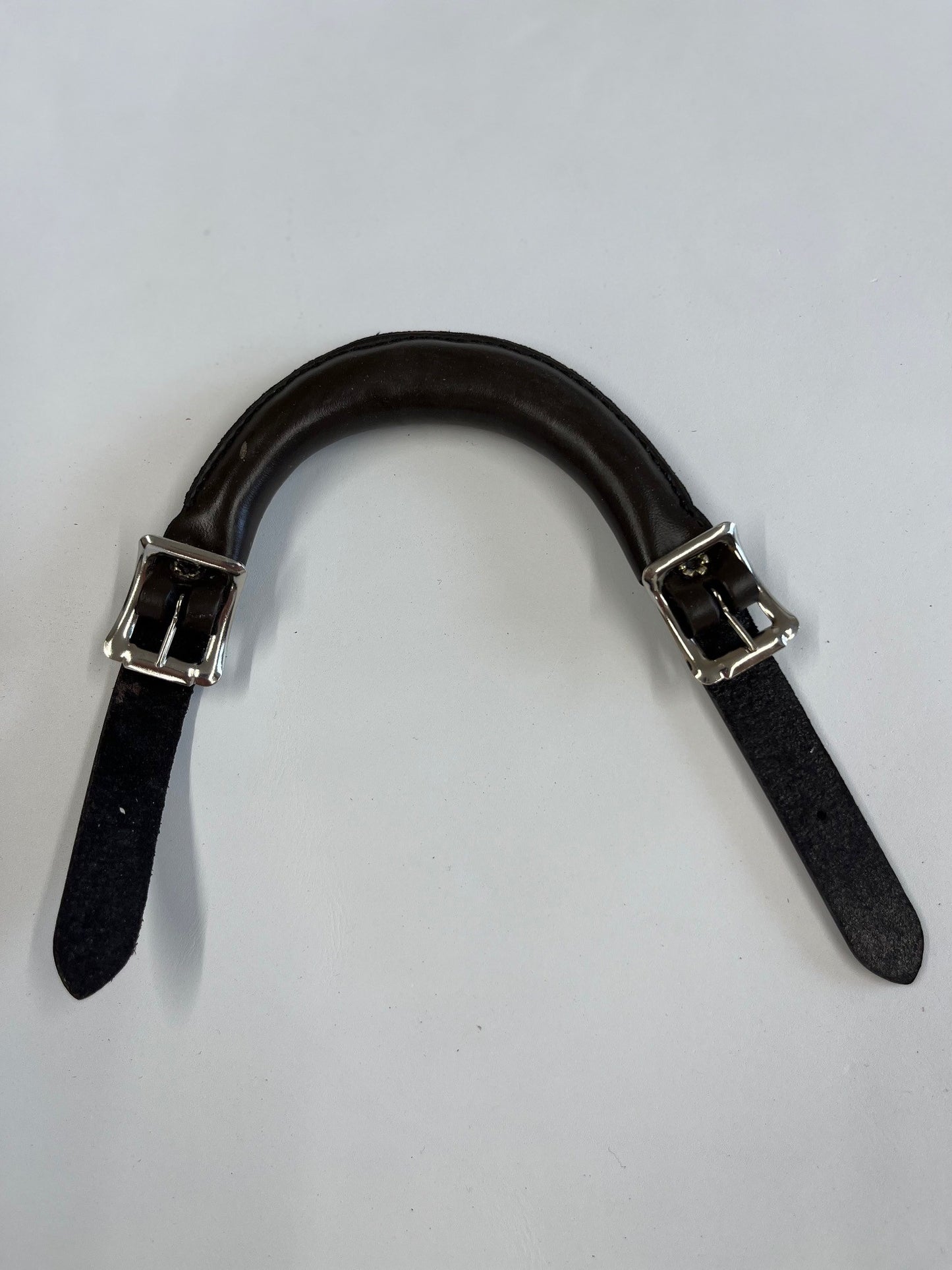 Leather Case Handle with Buckles 90mm