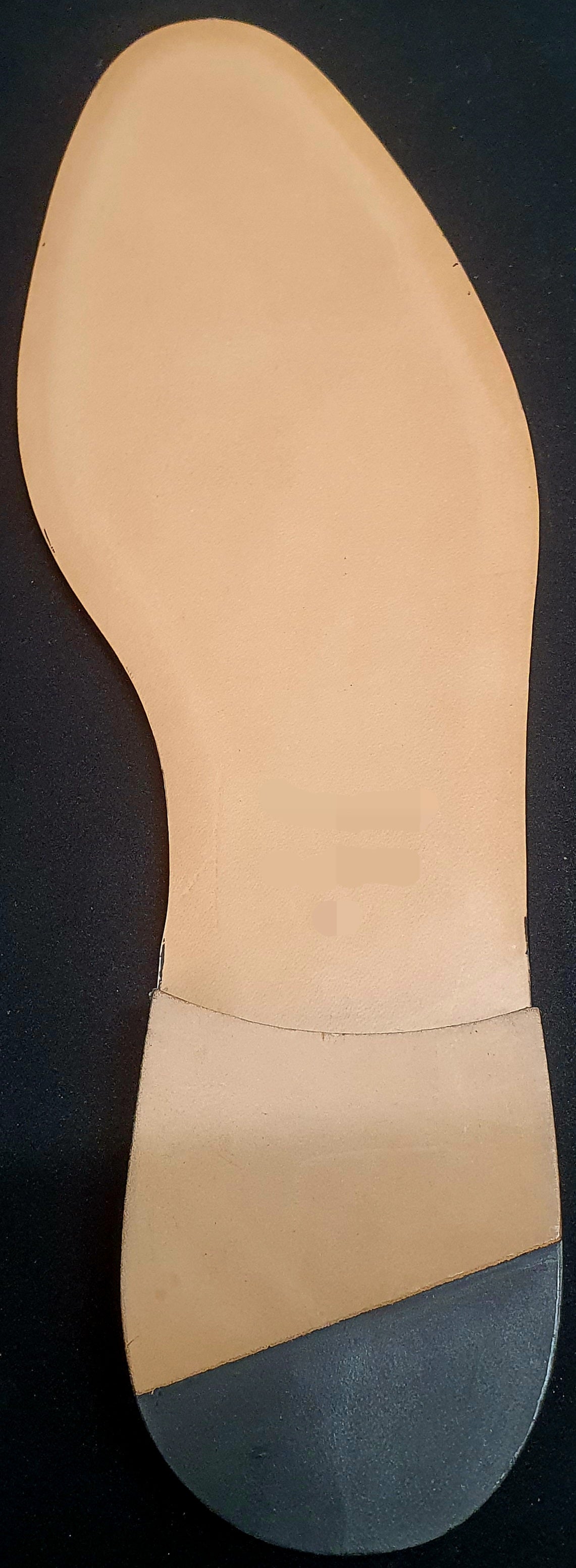 Leather Soling Unit with Quarter Tip Rubber Heel