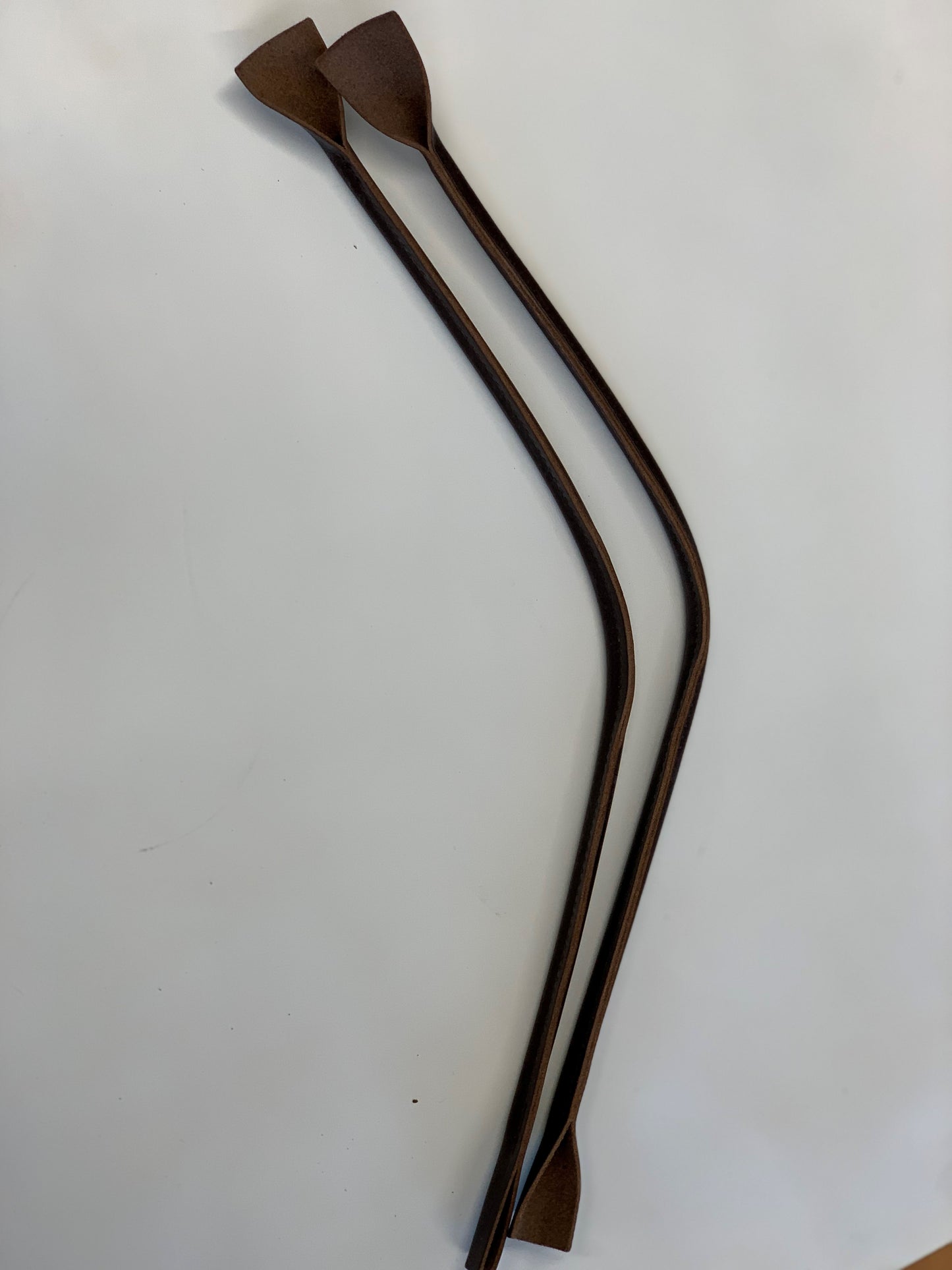 18" Roped Leather Handles